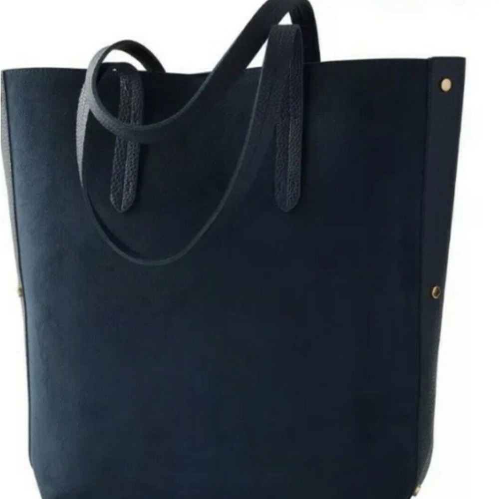 Ulta Beauty Tote Navy with gold detail
